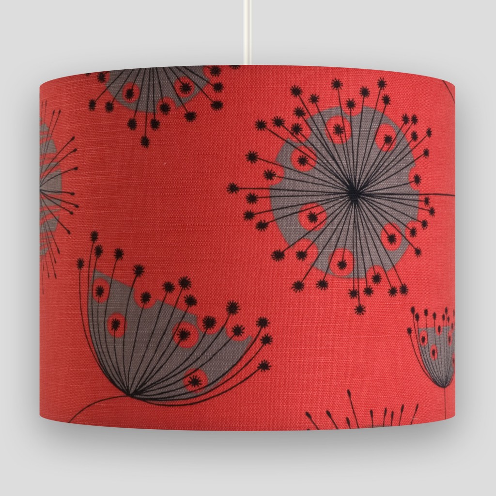 Dandelion Mobile Coral with Storm Lampshade