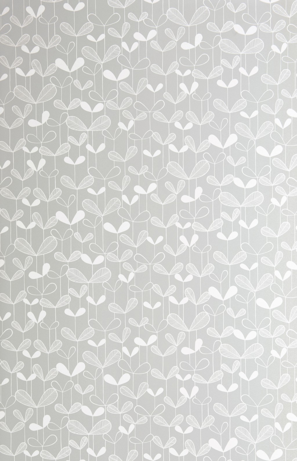 Saplings Cloud Grey Wallpaper