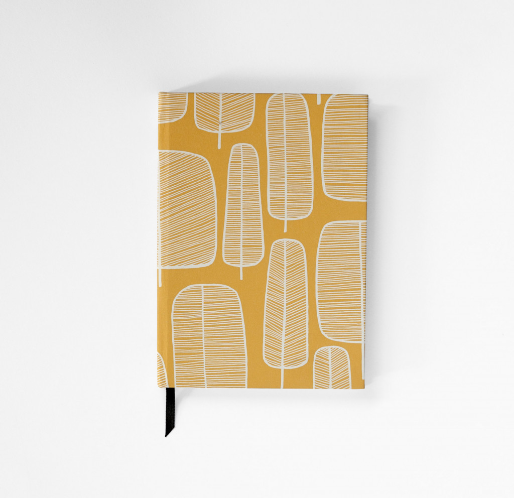 Little Trees Yellow Notebook