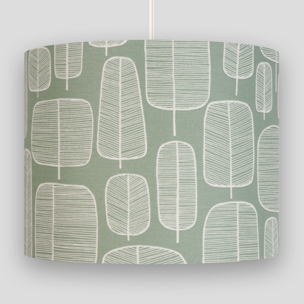 Little Trees English Grey Lampshade