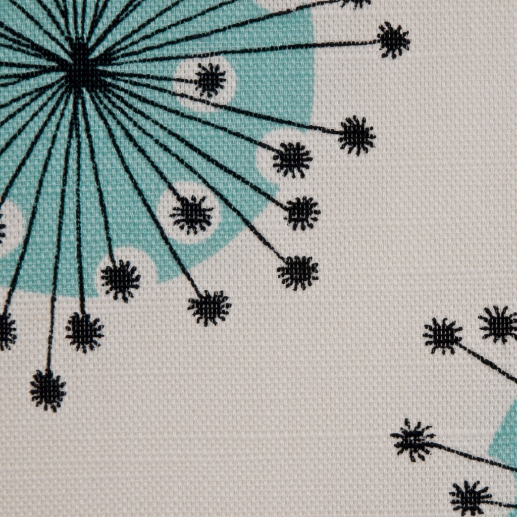 Dandelion Mobile Porcelain with Powder Blue Lampshade sample