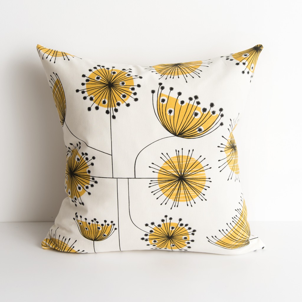 Dandelion Mobile Cushion Yellow