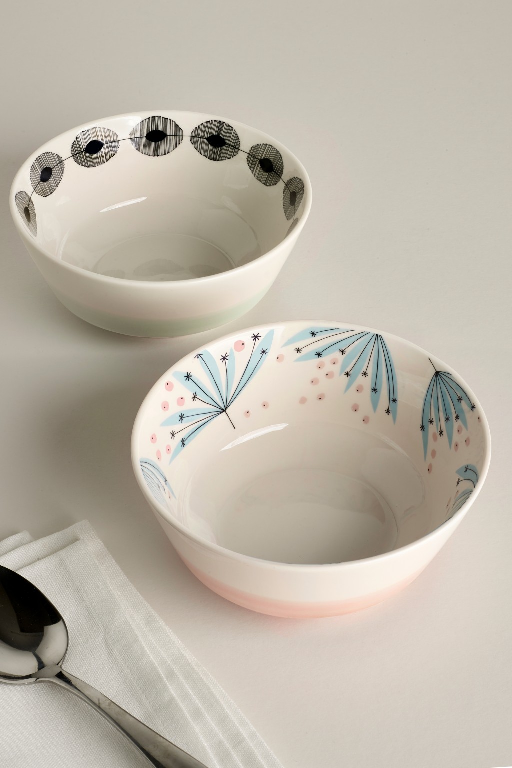 MPUR1003 Wildflower & Dewdrops Cereal Bowls
