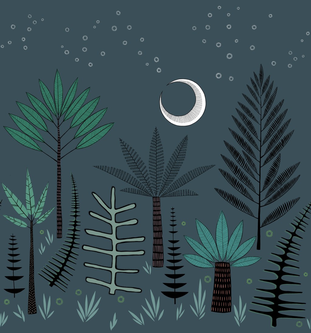 FOREST MURAL: Midnight