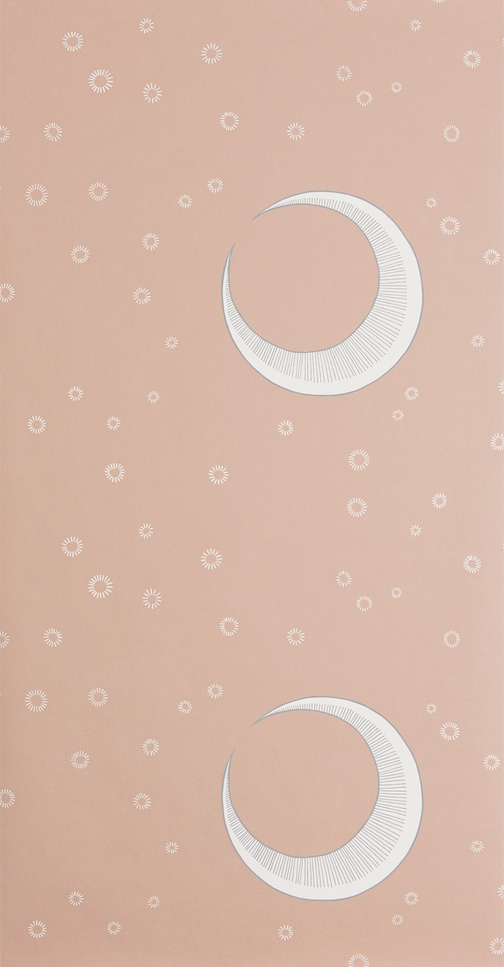 To The Moon: Plaster wallpaper