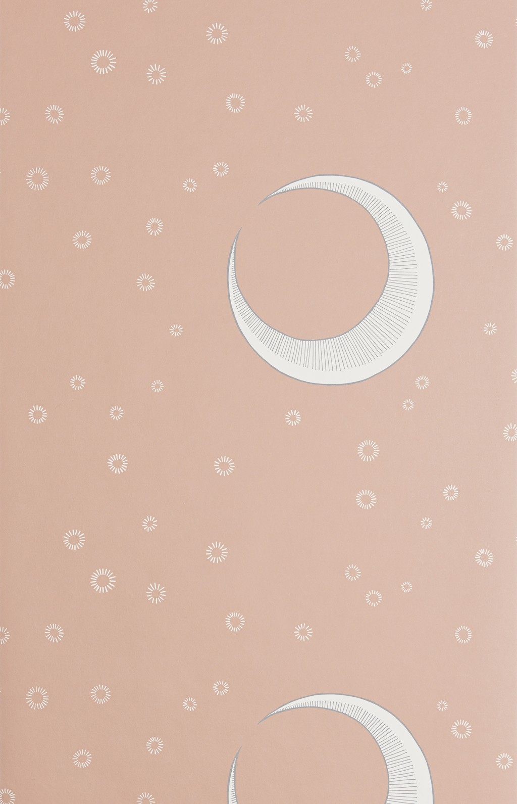 To The Moon: Plaster wallpaper