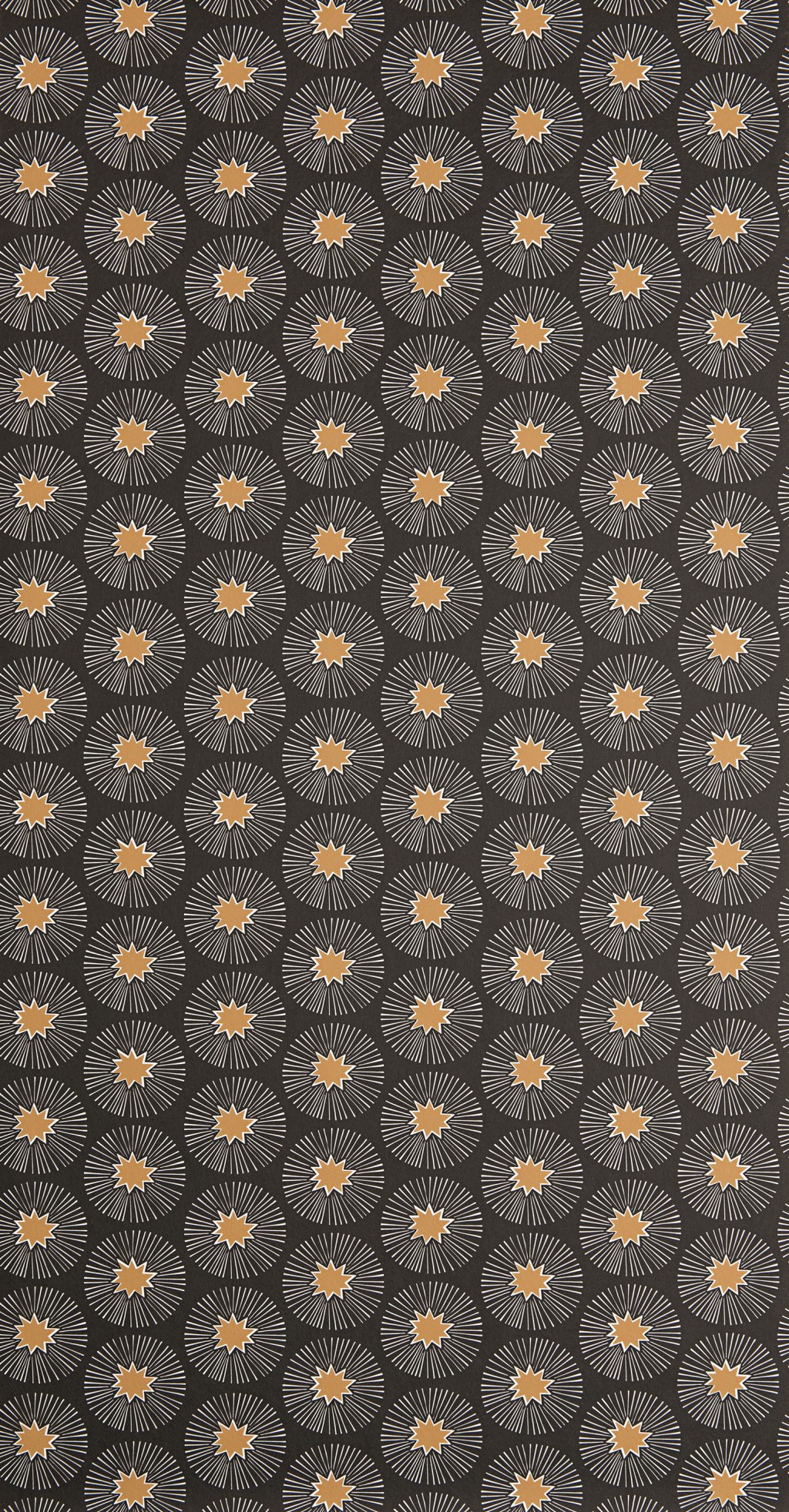 Sample Wallpaper Star: Soft Black & Mustard