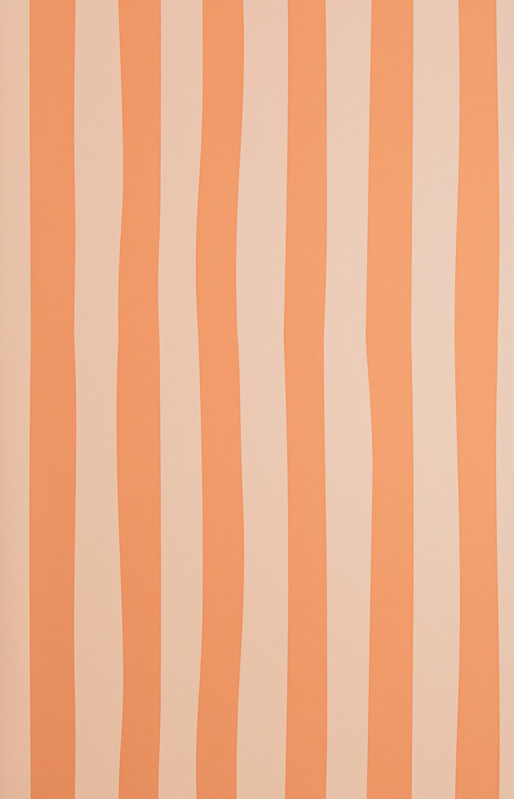 Stripe: Stone & Peach Wallpaper