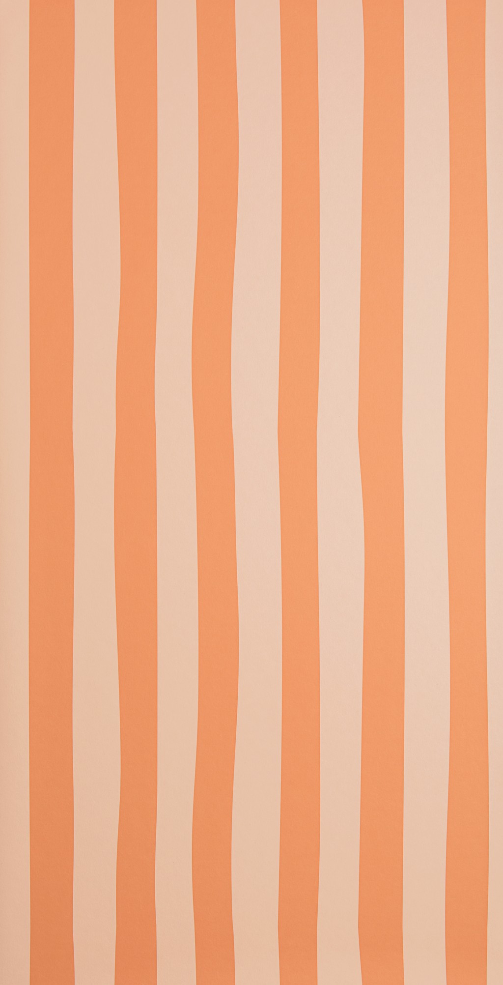 Stripe: Stone & Peach Wallpaper