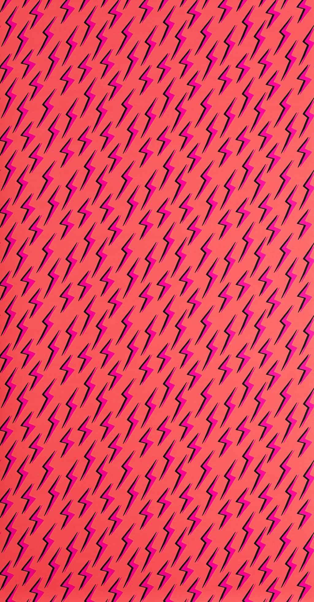 Lightning: Orange & Pink Wallpaper 