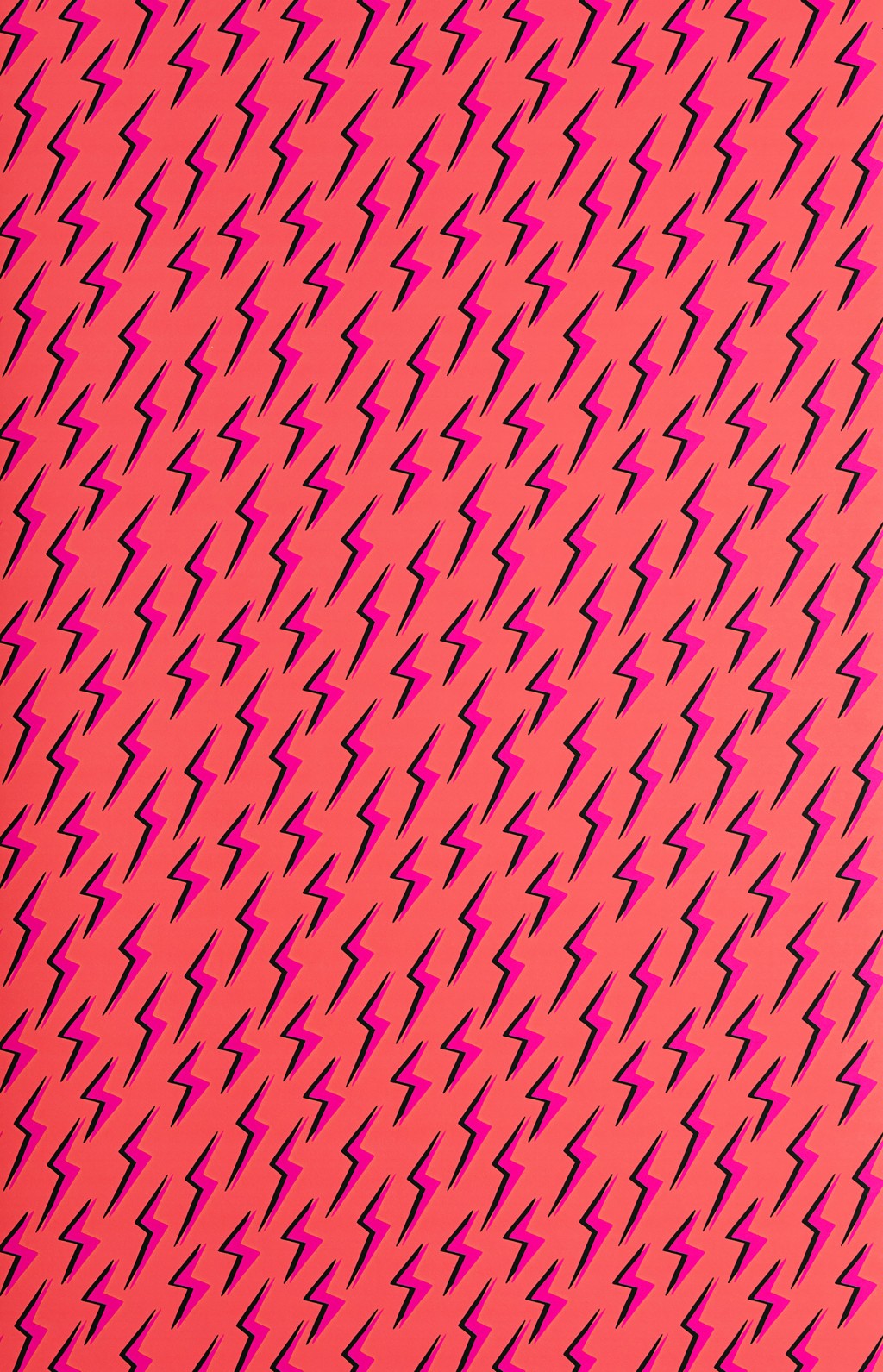 Lightning: Orange & Pink Wallpaper 