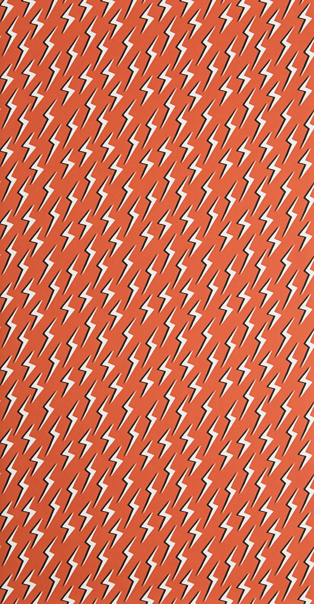Sample Wallpaper Lightning: Orange, White & Black