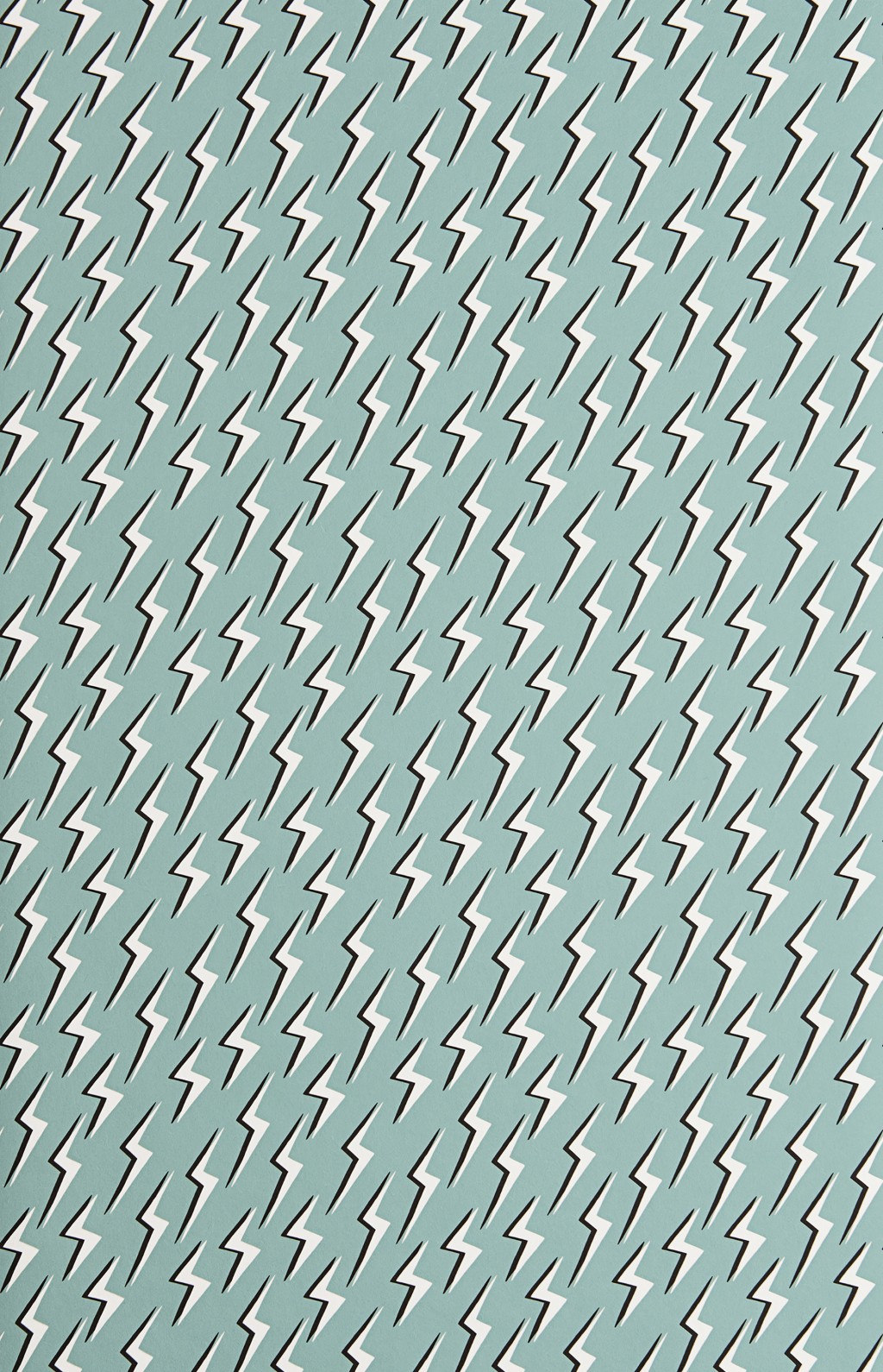 Lightning: Sky Blue & White Wallpaper