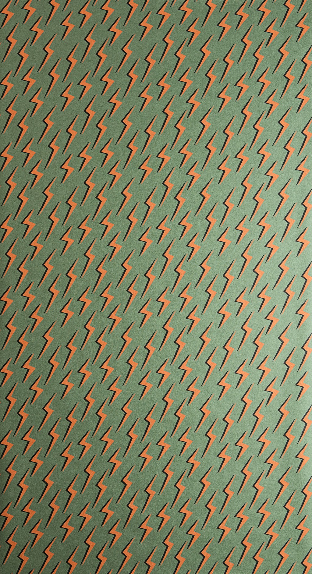 Lightning: Camo Green & Orange Wallpaper 