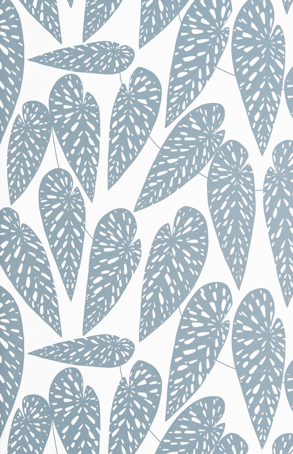 Tropics Boathouse Blue Wallpaper