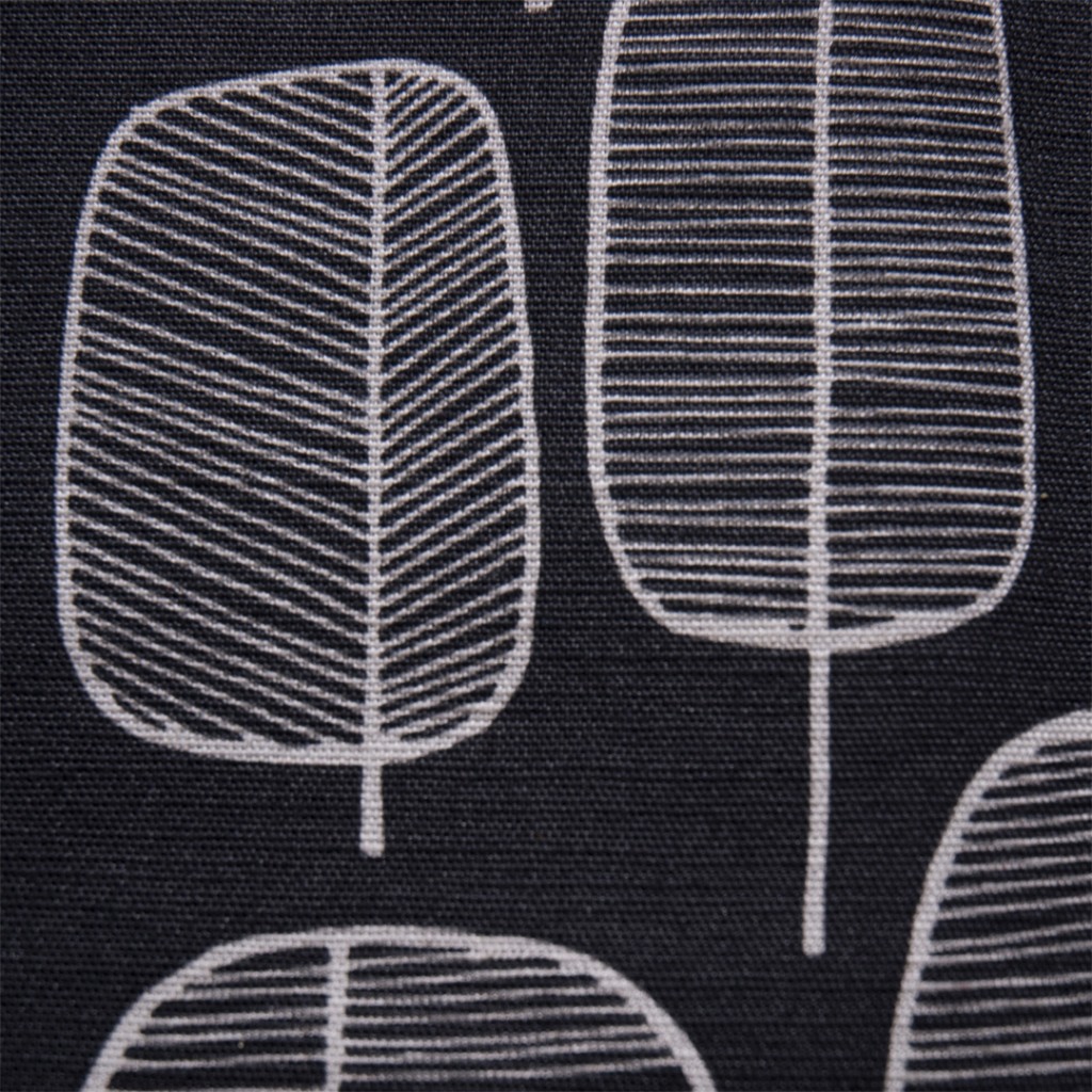 Little Trees Charcoal Fabric