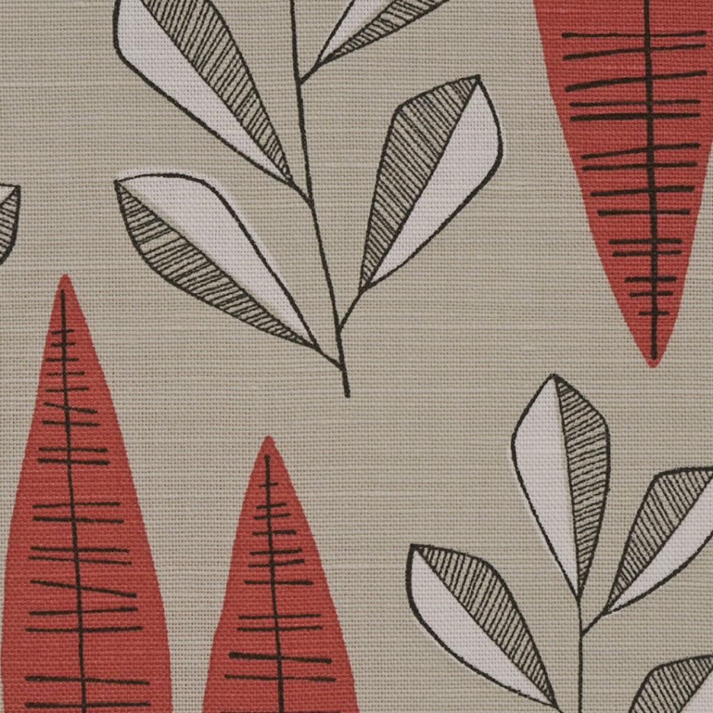 Garden City Putty Rouge Fabric