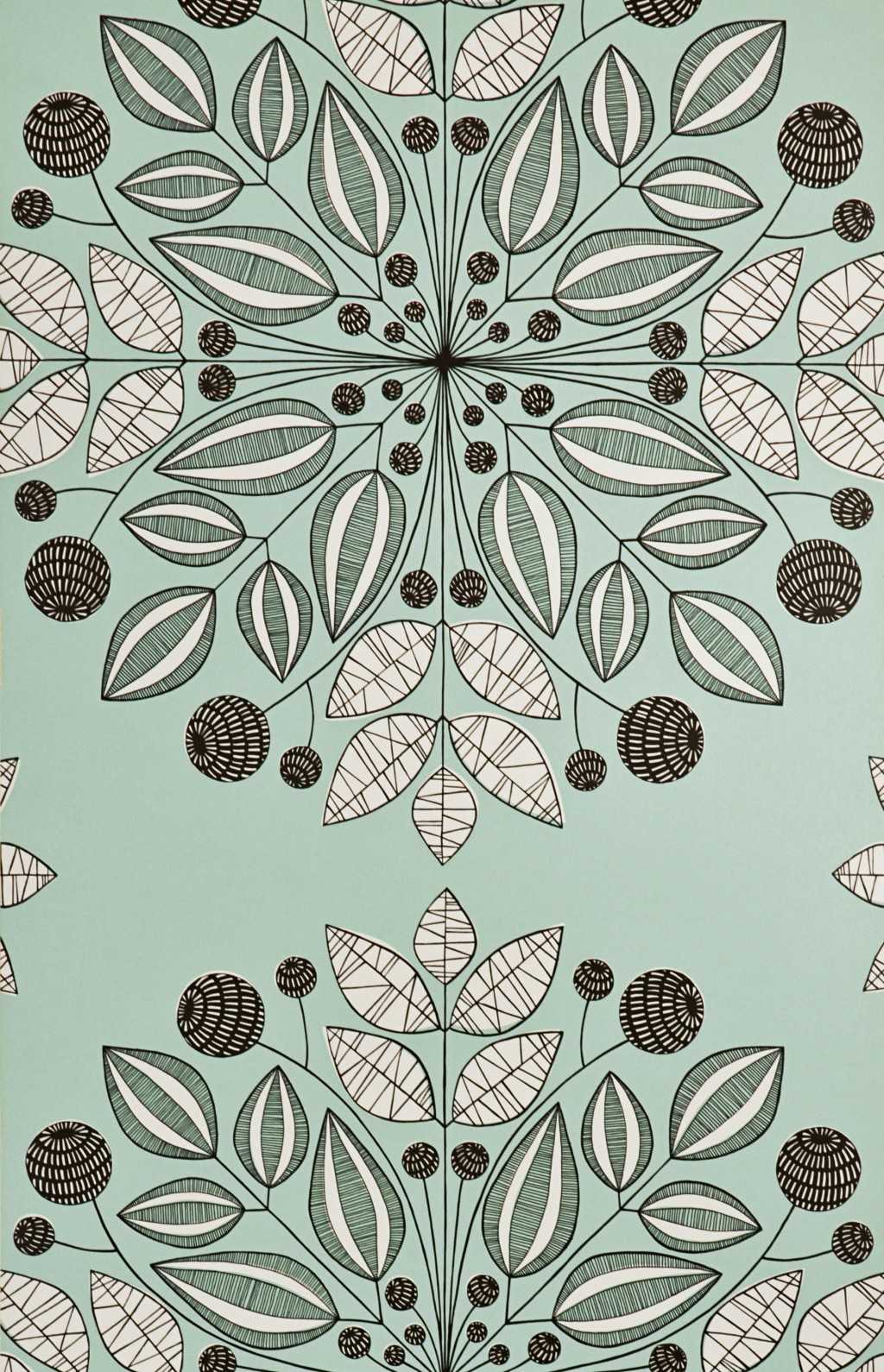 Kaleidoscope Peppermint Wallpaper