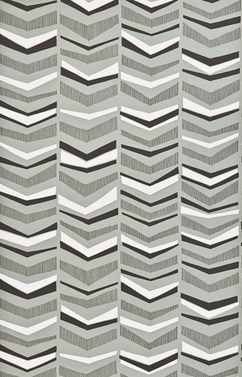 Chevron Greystone Wallpaper