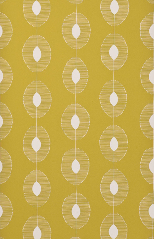 Dewdrops Citron Wallpaper