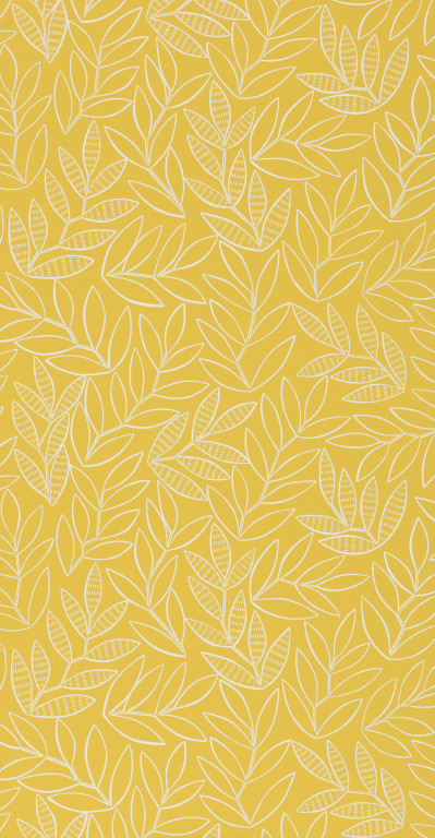 Laurus Saffron Wallpaper