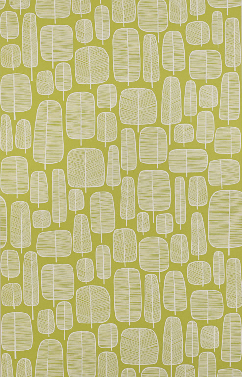 Little Trees Moss Wallpaper