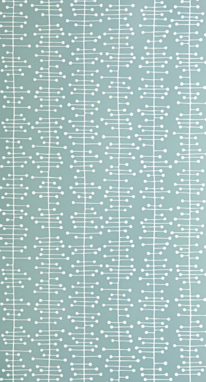 Muscat Small Duck Egg Blue Wallpaper