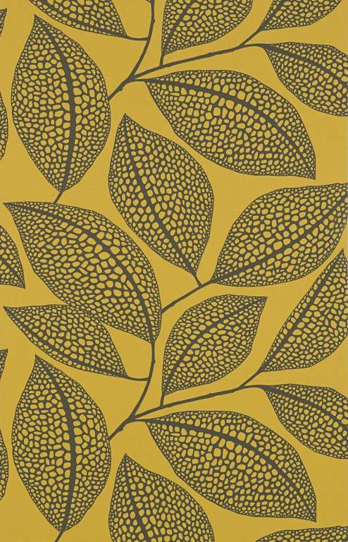 Pebble Leaf Honeybee Wallpaper