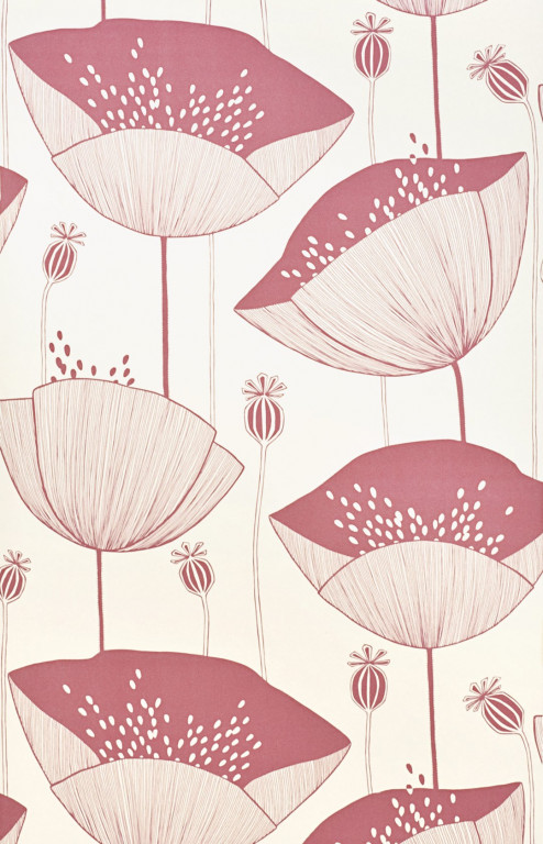 Poppy Blush Wallpaper