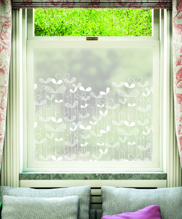 Saplings White On Frost Windowfilm