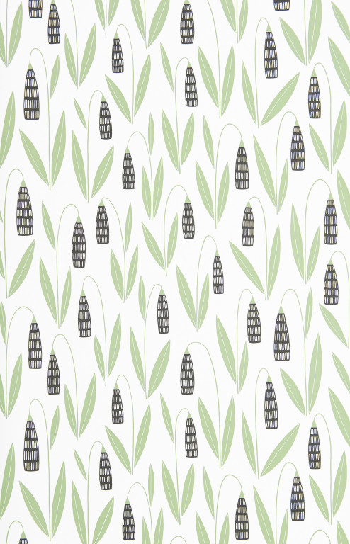 Snowdrops Forest Shade Wallpaper