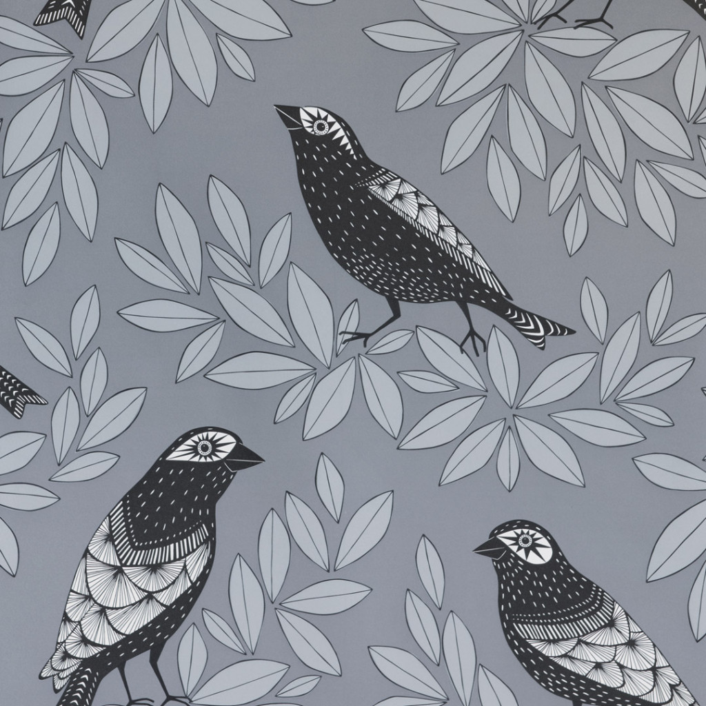 Songbird Slate Wallpaper