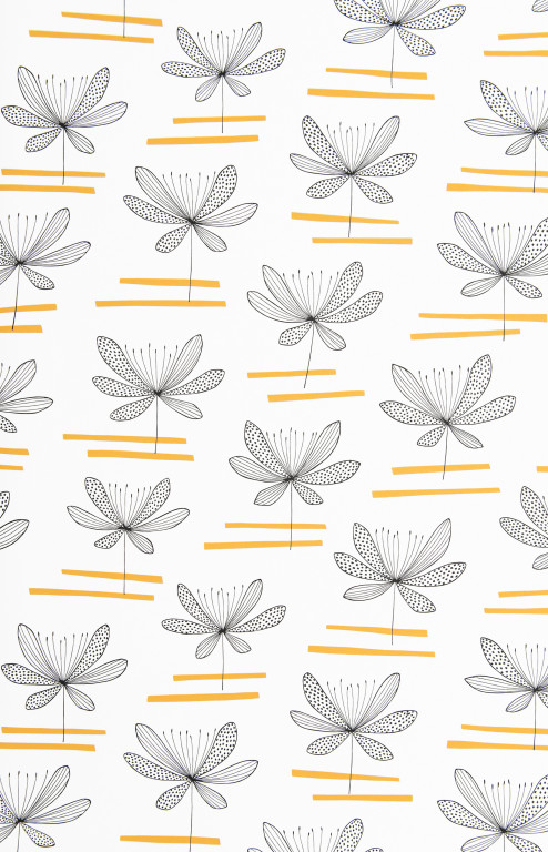 Water Lily Pomelo Wallpaper