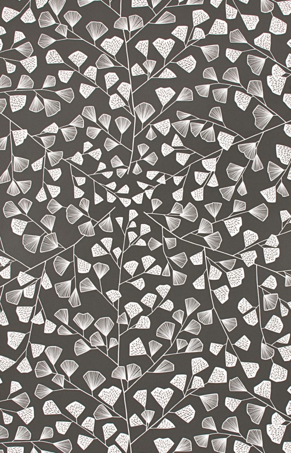 Fern Night Frost Wallpaper