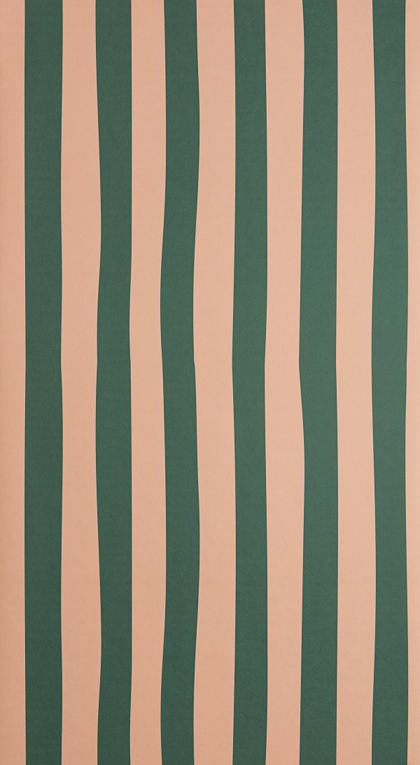 Stripe: Stone & Forest Green