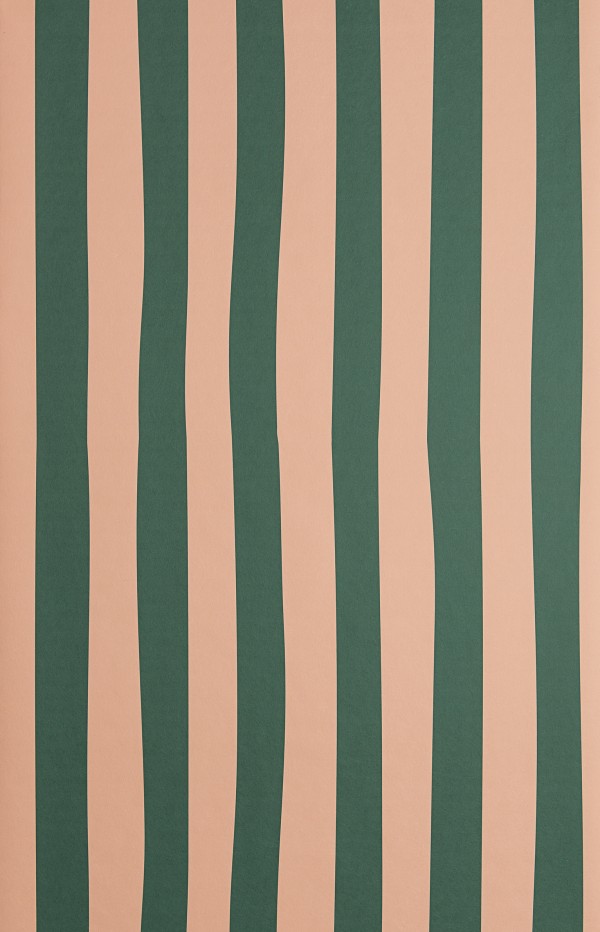 Stripe: Stone & Forest Green