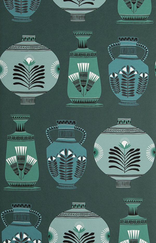 Vase Collection: Blue & Forest Green