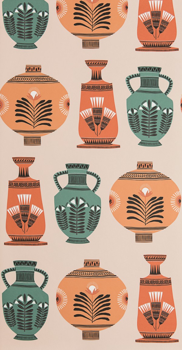 Vase Collection: Peach, Stone & Aqua