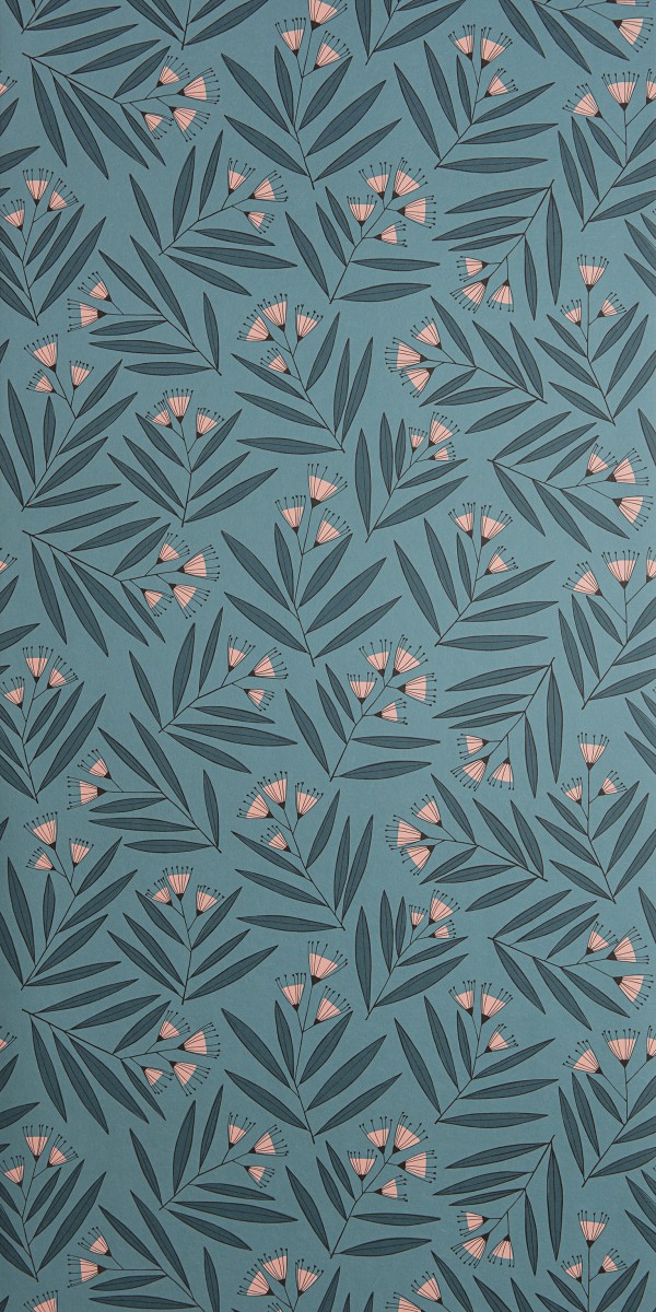 Sprigs: Soft Blue & Pink