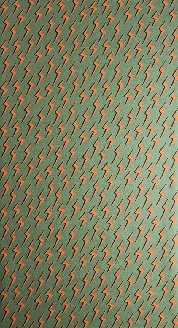 Lightning: Camo Green & Orange Wallpaper 
