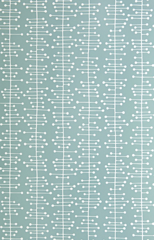 Muscat Small Duck Egg Blue Wallpaper