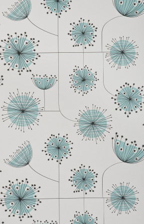 Sample Wallpaper Dandelion Mobile:Porcelain with Powder Blue