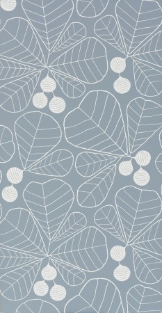 Sample Wallpaper Great Leaf:Prussian