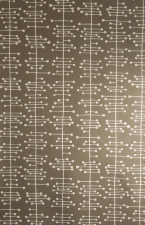 Sample Wallpaper Muscat Small:Grey with White