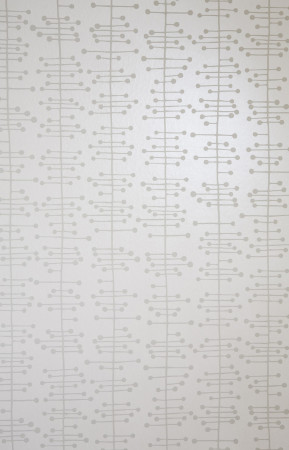 Sample Wallpaper Muscat Small:Soft-White with Grey