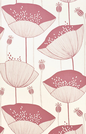 Sample Wallpaper Poppy:Blush