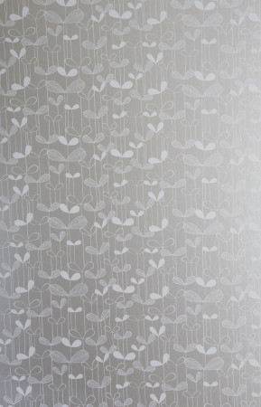 Sample Wallpaper Saplings:Silver with White