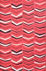 Chevron Berry Wallpaper Rouched