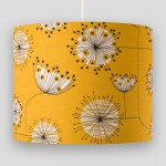 Dandelion Mobile Sunflower Yellow with White Lampshade