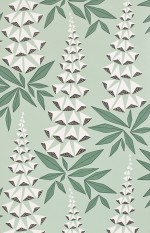 Foxglove Jade Wallpaper